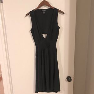 Moda International black open back dress